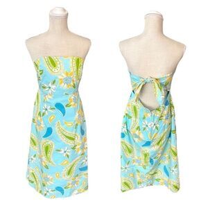 Lilly Pulitzer Vintage White Label Sabrina Midi Dress in Sunflower Paisley